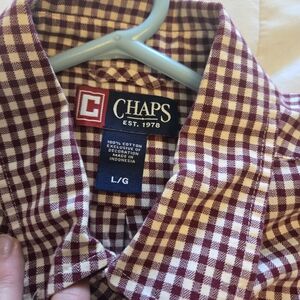 3 CHAPS 3 IZOD PLAIDS  6 Total !!!Men's  Only Buy It Now No Tags Not been Worn L